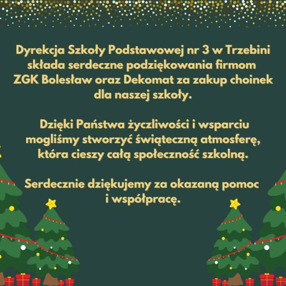Podziękowanie