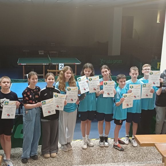 Wielki Sukces Naszych Mistrzów Tenisa Stołowego!