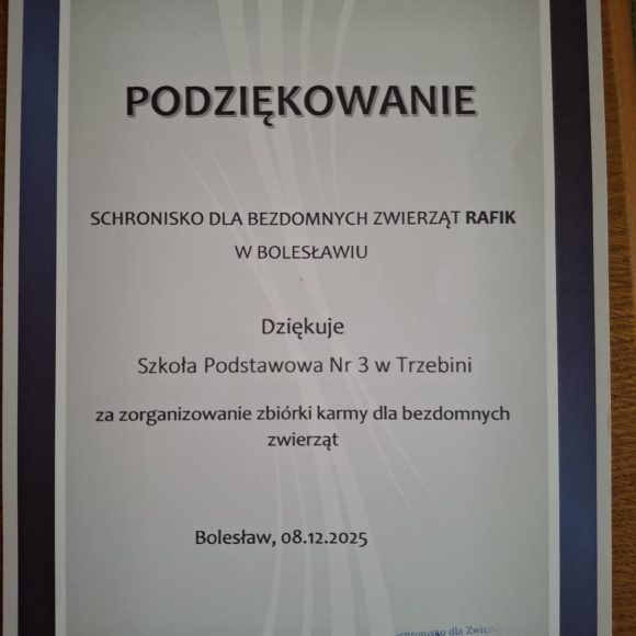 Zbiórka dla schroniska “RAFIK”