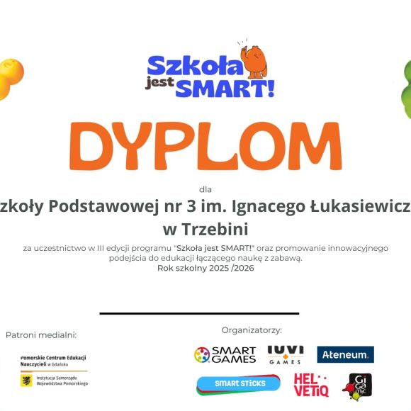 Udział w ogólnopolskim projekcie „Szkoła jest Smart!”