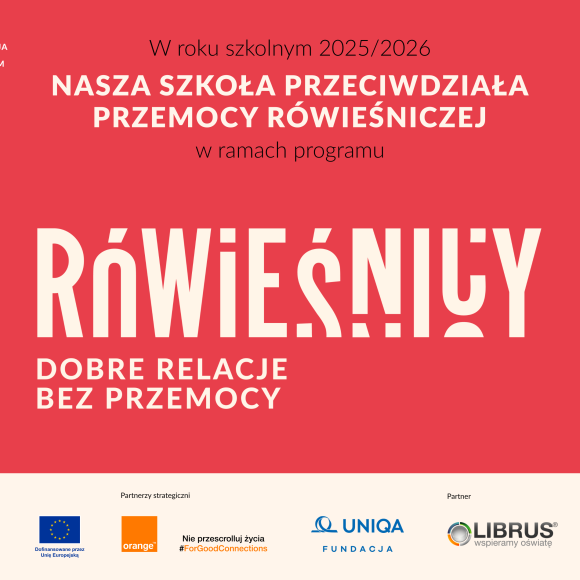 Budujemy bezpieczną szkołę z programem „Rówieśnicy”!
