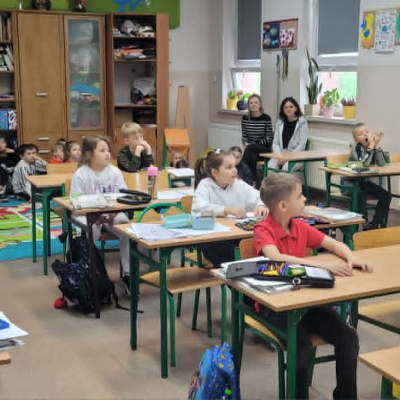 Spotkanie z panią Kingą – policjantką z Wydziału Prewencji KPP w Chrzanowie